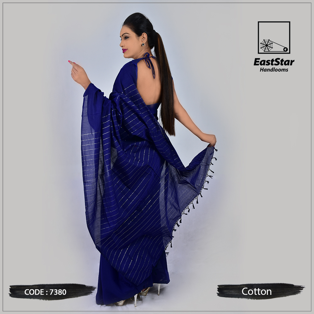 Handloom Cotton Saree 7380 East Star Handlooms
