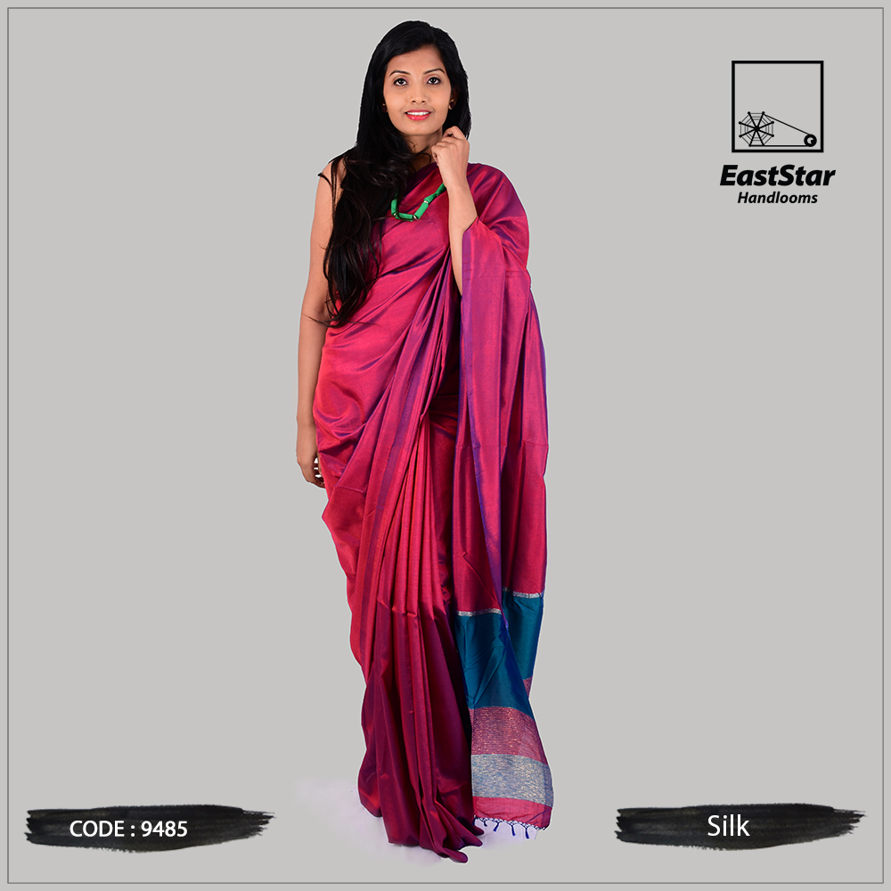 Handloom Silk Saree 9485 East Star Handlooms