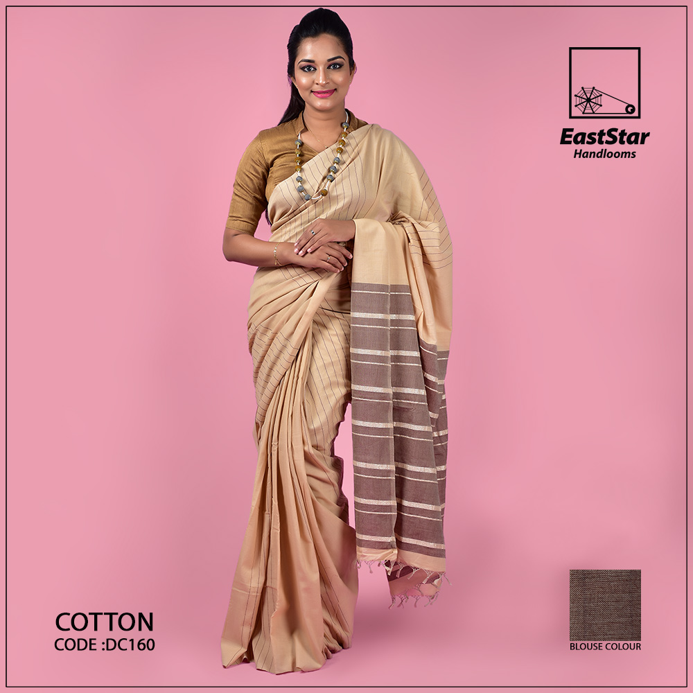 Handloom Cotton Saree DC160 East Star Handlooms
