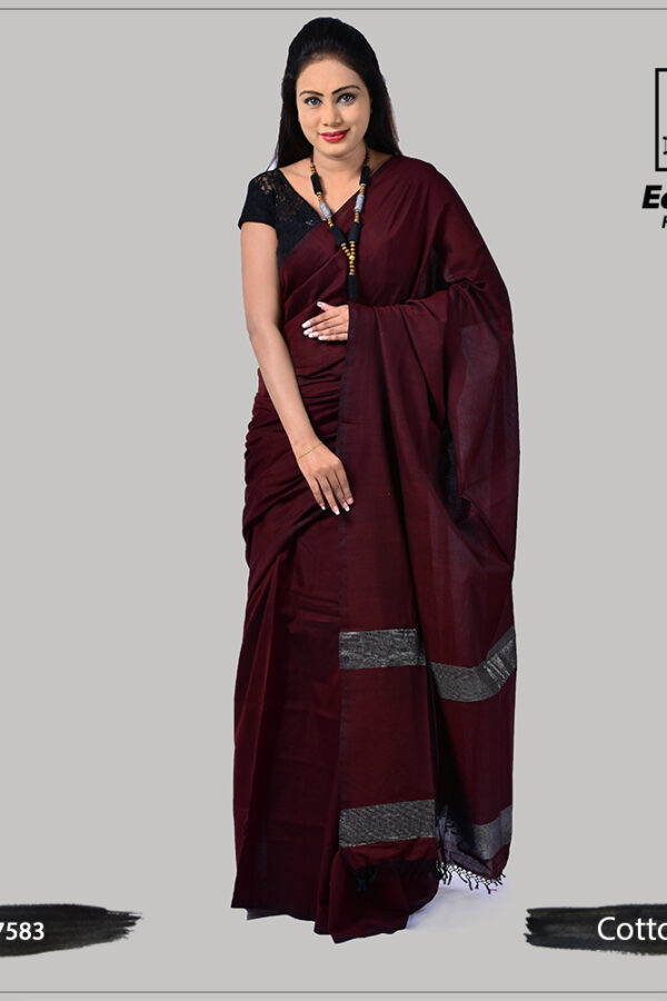Handloom Cotton Saree 7583