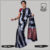 Smoky Zebra Handloom Silk Saree 9006