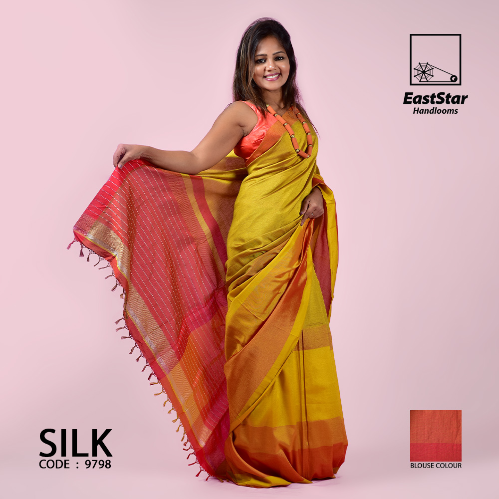 Handloom Silk Saree 9798 East Star Handlooms