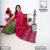 Code #G1301 Handloom Glossy Cotton  Saree