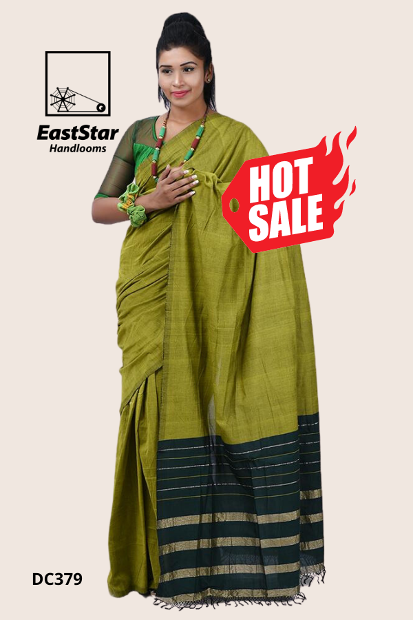 Women's South Cotton Handloom Saree | South cotton sarees women traditional  wear saree wrap ith unstitch blouse price in Saudi Arabia | Amazon Saudi  Arabia | kanbkam