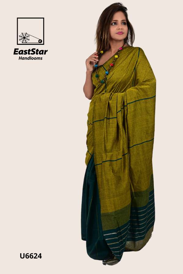 Handloom Cotton Saree U6624
