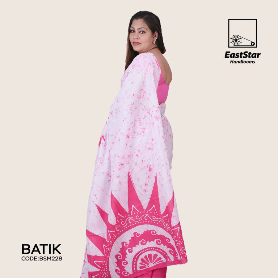 Sri Lankan Batik Saree BSM228 East Star Handlooms