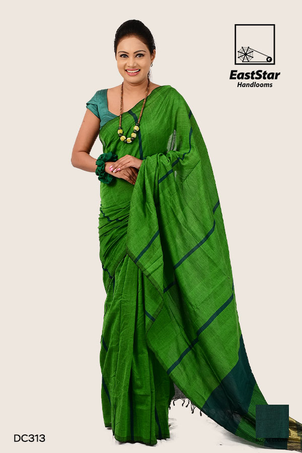 Handloom Cotton Saree DC313 East Star Handlooms