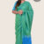 Grace Olive Handloom Cotton Saree DC435