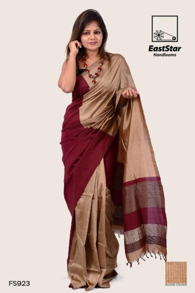 Lovely Cappuccino Handloom Silk Saree FS923