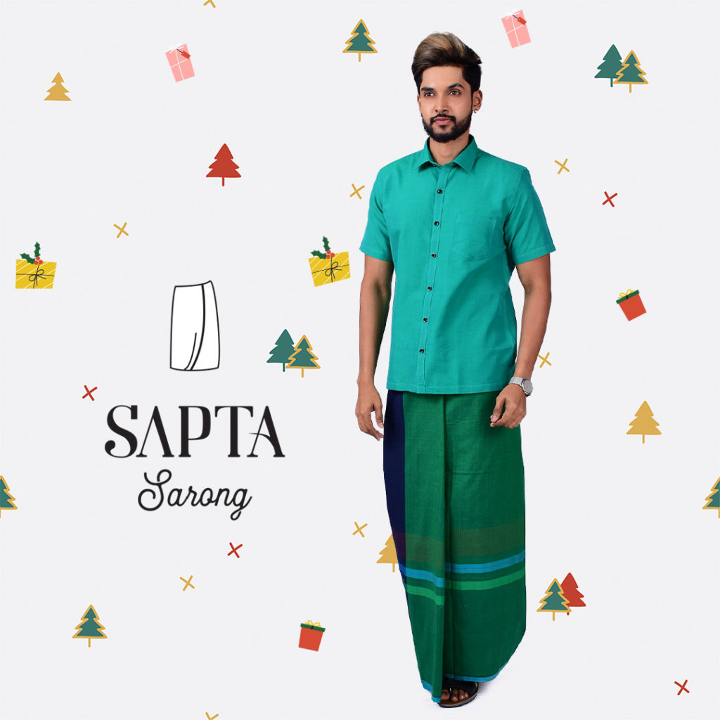 sapta sarongs the handsome of colours of Christmast 