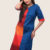 Petrol Blue Elenna Handloom Top EL258