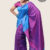 Fancy Magenta Silk Handloom Saree GS610