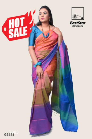 Wearly Shaded Silk Handlooms Saree GS581
