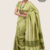 Avocado Green Handloom Silk Saree GS428