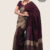 Brown & Beige Handloom Silk Saree GS631