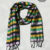 Four Color Striped Cotton Silk Handloom Scarves ESS133
