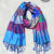 Glossy Rainbow Silk Cotton Handloom Scarves ESS505
