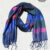 Splendid Sapphire Silk Cotton Handloom Scarves ESS507