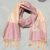 Ivory Cherry Silk Cotton Handloom Scarves ESS509