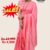 Lovely Peach Handloom Silk Saree GS659