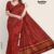 Shiny Reddish Handloom Glossy Saree G1855
