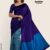 Violet & Blue Silk Handlooms Saree MS189