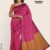 Magenta & Beige Silk Handlooms Saree MS196