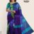 Violet & Green Silk Shaded Saree JS179