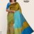 Mustard & Blue Silk Shaded Saree JS178