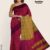 Pink & Golden Yellow  Silk Handlooms Saree JS133