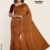 Brown & Lite Brown Silk Handlooms Saree MS160