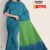 Emerald & Cyan Cotton Saree FC167