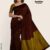 Brown & Golden Silk Handlooms Saree MS169