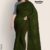 Jet Green Puni Cotton Saree CP2033