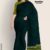 Midnight Green Puni Cotton Saree CP2039