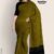 Black & Green Glossy Cotton Saree G1849
