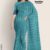 Marlin Teal Cotton Saree DC601