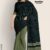 Green & Black Cotton Saree DC545