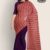 Purple & Light Magenta Cotton Saree DC616