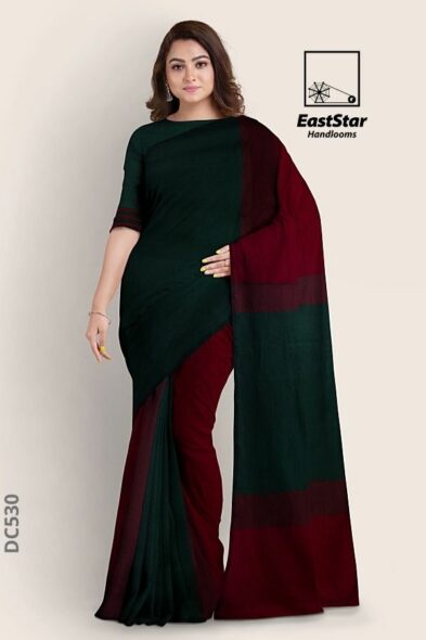 Ever Combination Handloom Cotton Saree DC530