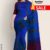Blue & Purple  Cotton Saree DC618