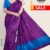 Magenta & Blue Silk Handlooms Saree DS128