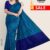 Turquoise blue Silk Handlooms Saree DS137