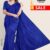 Blue Silk Handlooms Saree DS142