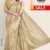Ivory Color Silk Handlooms Saree DS133