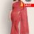 Corel Red Cotton saree FC163