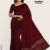 Maroon Silk Handlooms Saree  JS151