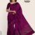Purple Silk Handlooms Saree GS827