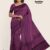 Magenta Silk Handlooms Saree JS227