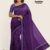 Dark Violet & Lite Violet Silk Saree JS223